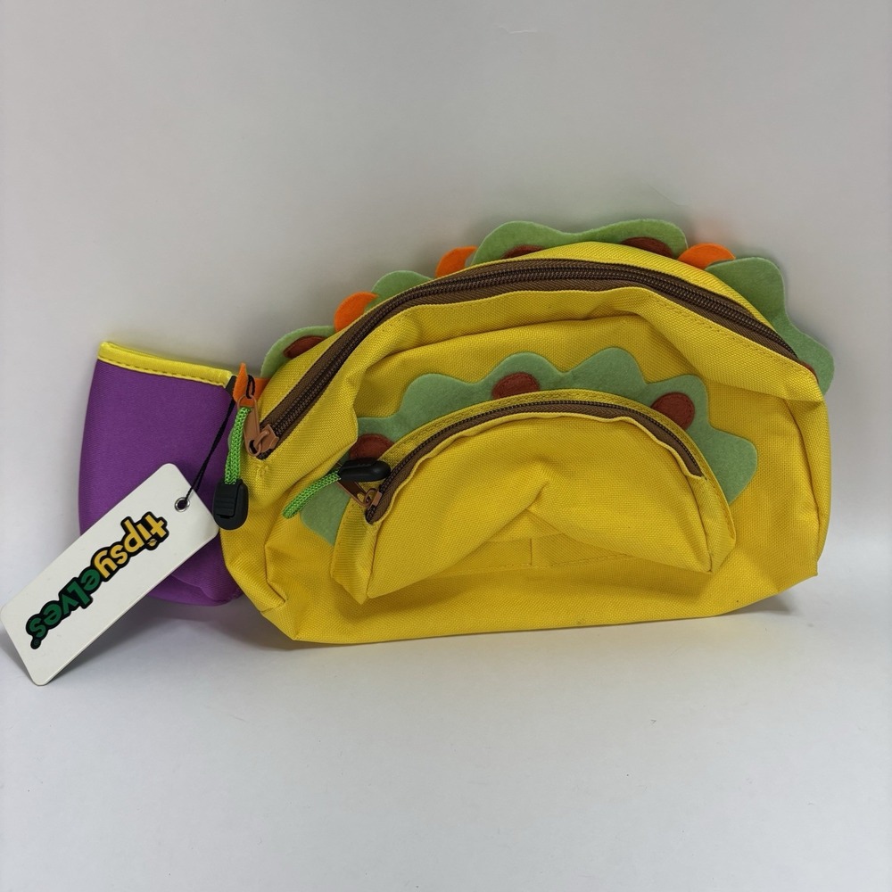 NWT HTF Tipsy Elves Taco Belt Fanny Pack Bag w/Drink Holder Adjustable